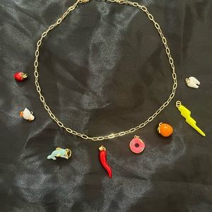 Necklace and charm set. I did this as a Susan Alexandra diy.